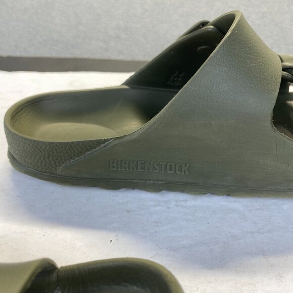 Birkenstock Arizona Essentials Men's Sandal size 38 Olive Green EVA Foam - Picture 8 of 14